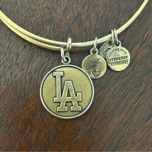 Alex and Ani Los Angeles Dodgers Gold Bracelet